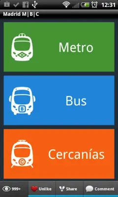 Madrid Metro|Bus|Cercanias android App screenshot 0